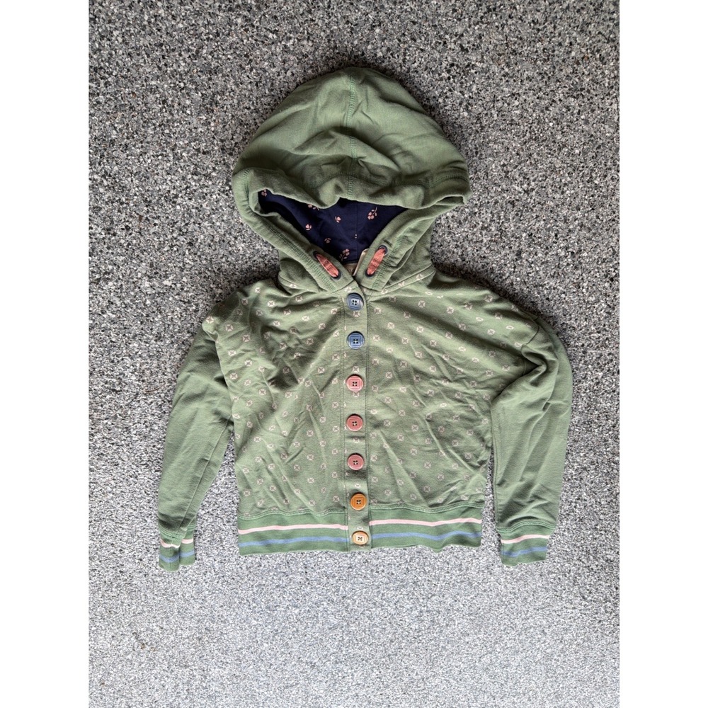 Matilda Jane Girls Just Imagine Norah Knit Hoodie Sage Green Size 8